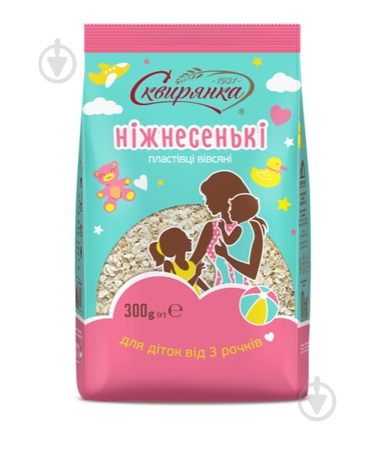 Пластівці вівсяні Сквирянка Ніжнесенькі 300 г - фото 1