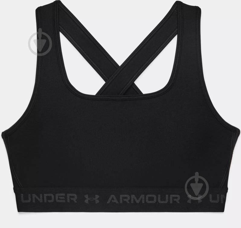 Бра Under Armour CROSSBACK MID BRA 1361034-001 р.XL чорний - фото 2