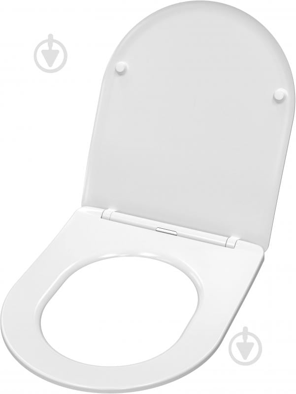 Сиденье для унитаза EGO SOFT CLOSE Quick release 42х36 см - фото 4