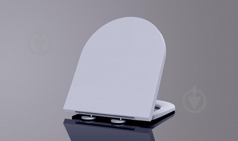 Сиденье для унитаза EGO SOFT CLOSE Quick release 42,5х36 см - фото 2