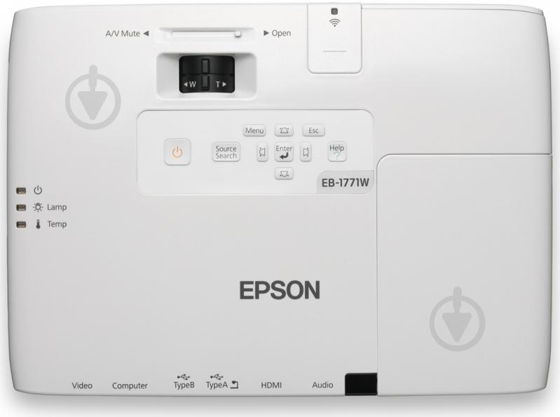 Проектор Epson EB-1771W (V11H477040) - фото 4