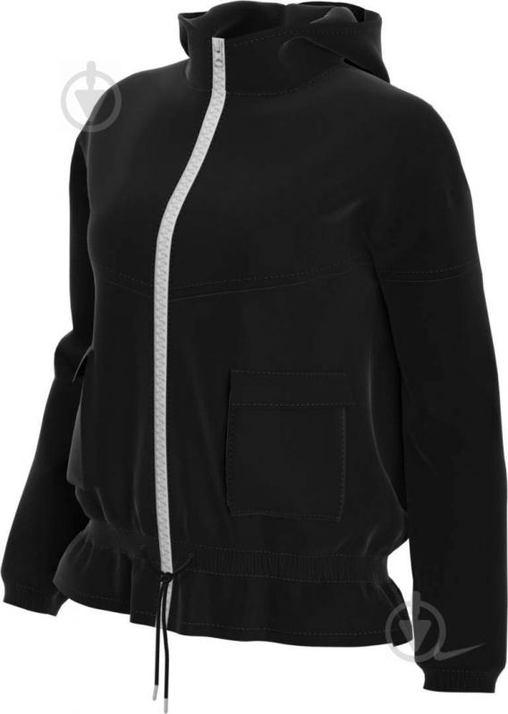 Ветровка женская демисезонная Nike W NSW ICN CLSH JKT WR CANVAS CZ9328-010 р.XL черная - фото 1