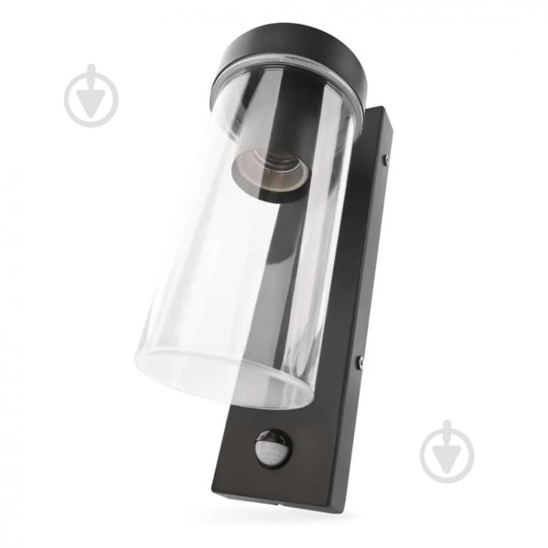 Светильник садовый Emos светодиодный настенный PIR E27 15 Вт IP44 антрацит ZGC040P - фото 1 Светильник садовый Emos светодиодный настенный PIR E27 15 Вт IP44 антрацит ZGC040P - фото 1