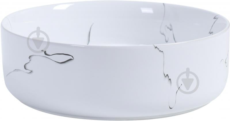 Умивальник EGO на стільницю CALACATA MARBLE 36х36х12 см - фото 1 Умивальник EGO на стільницю CALACATA MARBLE 36х36х12 см - фото 1