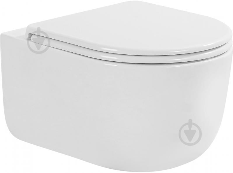 Унітаз підвісний EGO STYLE NEW TORNADO сидіння Duroplast SLIM soft-close - фото 1 Унітаз підвісний EGO STYLE NEW TORNADO сидіння Duroplast SLIM soft-close - фото 1