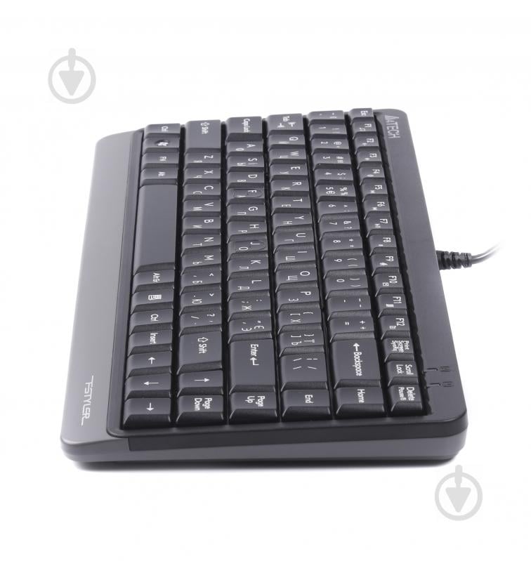 Клавіатура A4Tech (FKS11 USB Grey) grey - фото 3