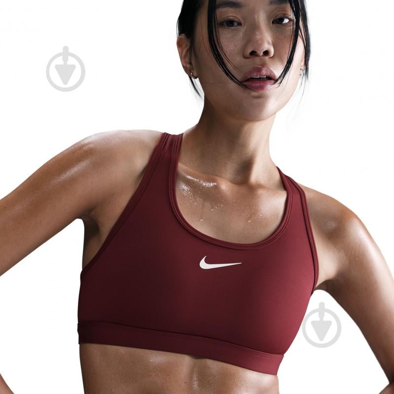 Бра Nike W NK SWSH MED SPT BRA DX6821-619 р.M бордовий - фото 4 Бра Nike W NK SWSH MED SPT BRA DX6821-619 р.M бордовий - фото 4