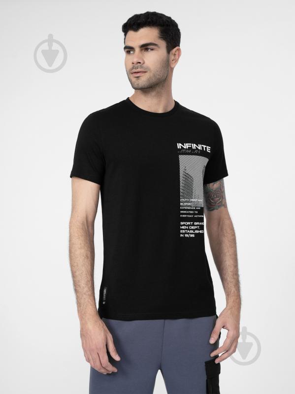 Футболка 4F 4FSS23TTSHM306-20S р.2XL черный - фото 1