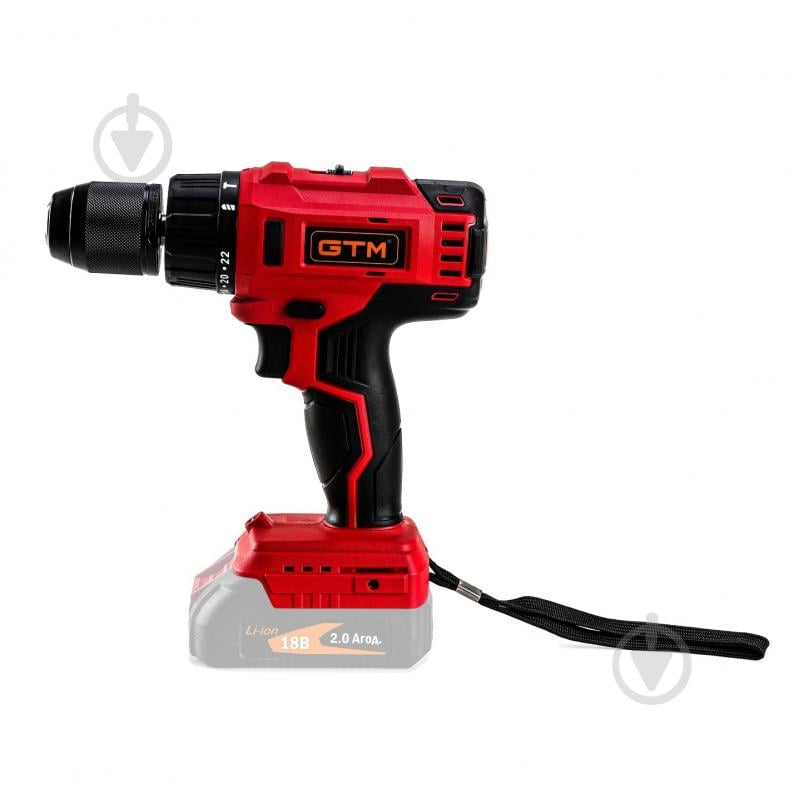 Шуруповерт ударний акумуляторний GTM DSI18/60BL_BARE TOOL - фото 3