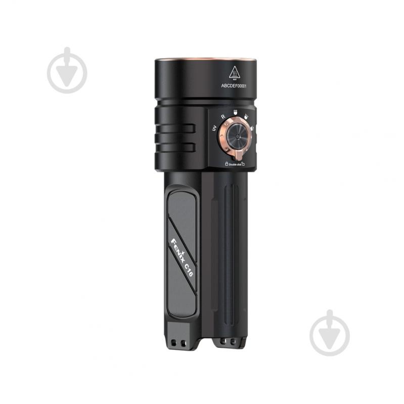 Фонарь ручной Fenix Light 6000 Lm черный C16 - фото 3