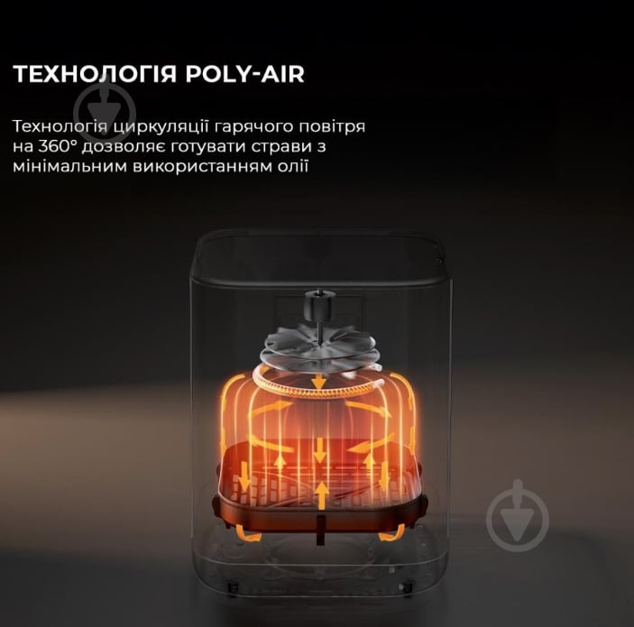 Мультипечь MOVA AeroChef FD10 Pro Black (VFF12A-BL) - фото 16