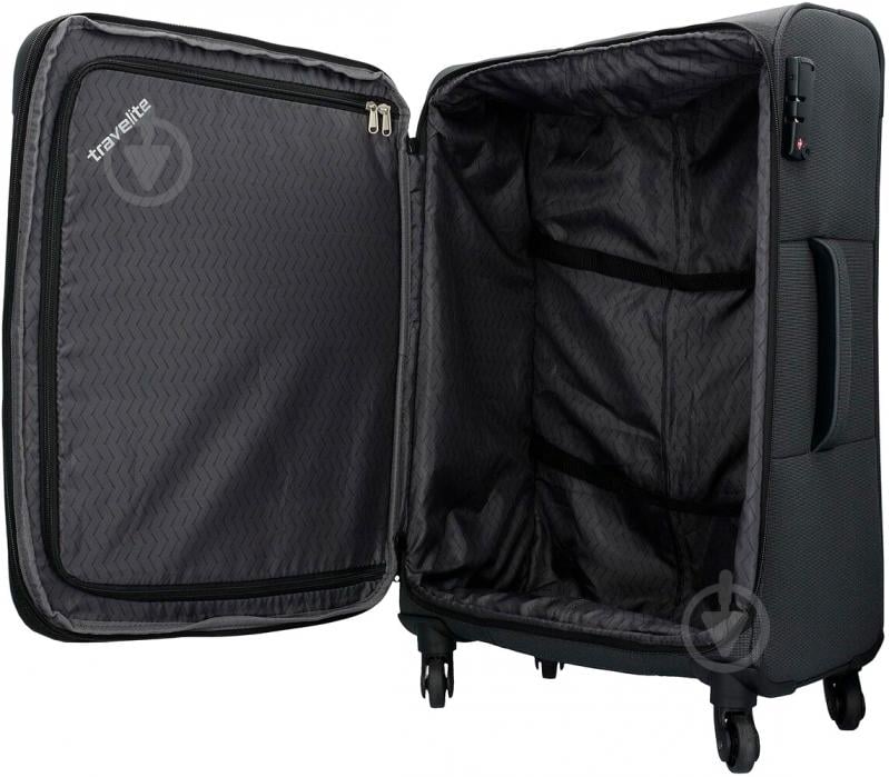 Валіза Travelite М 66 69 л сірий DERBY - фото 4
