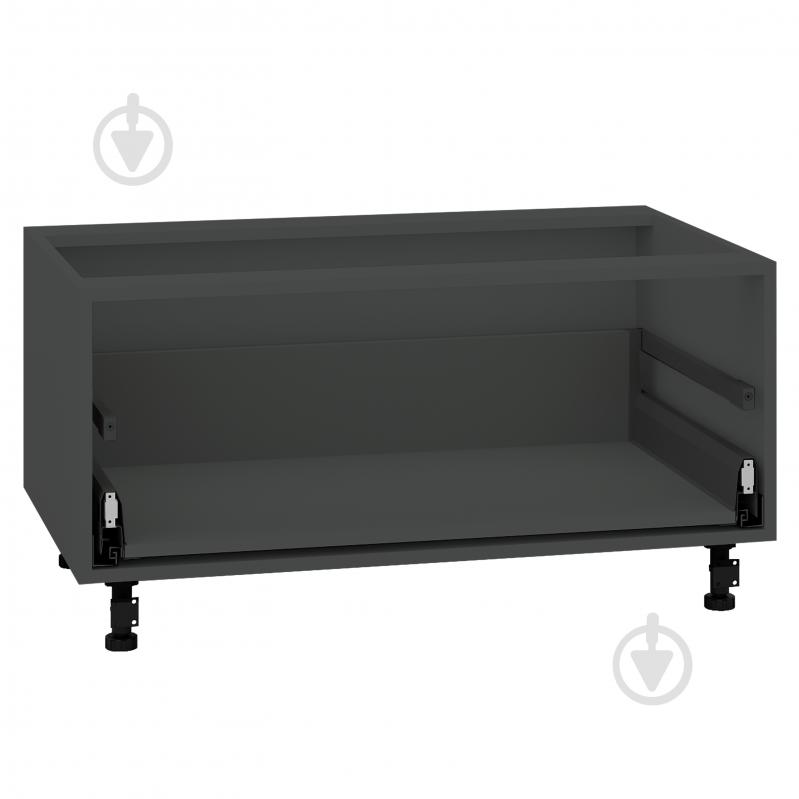 Тумба нижняя LuxeForm с тандембоксом Hettich 900x460x507 мм графит - фото 1