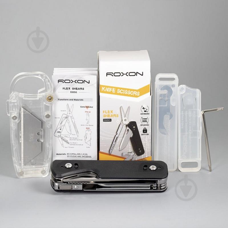 Мультитул Roxon Flex S505G, черный (14 в 1) S505GNoir - фото 16