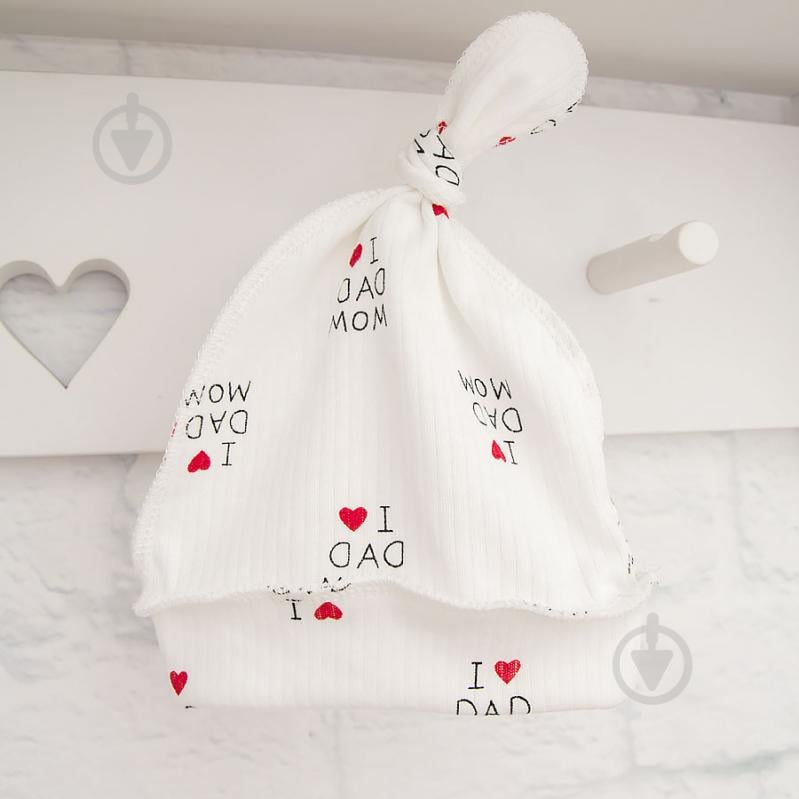 Комплект для новорожденных Blanka Люблю маму папу бежевый р.56-62 110514 - фото 3