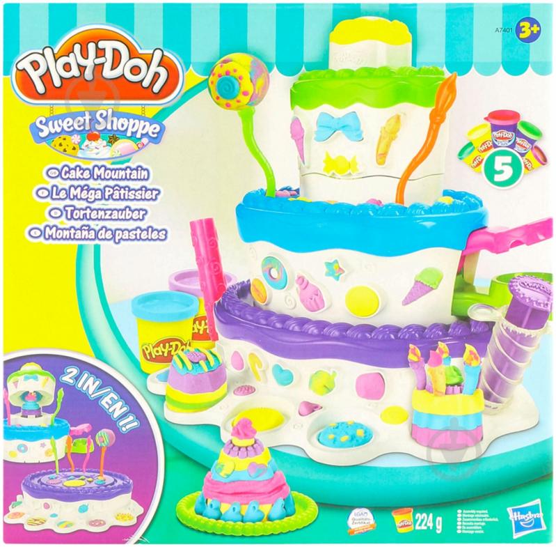 Набор для лепки Play-Doh Праздничный торт А7401 - фото 1