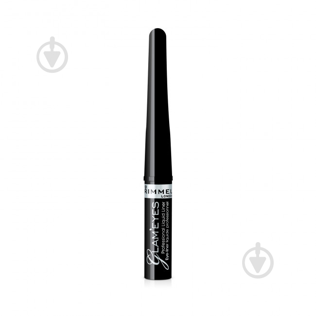 Підводка для очей Rimmel London Glam’Eyes Professional Liquid Liner Black Glamour 3,5 мл - фото 1