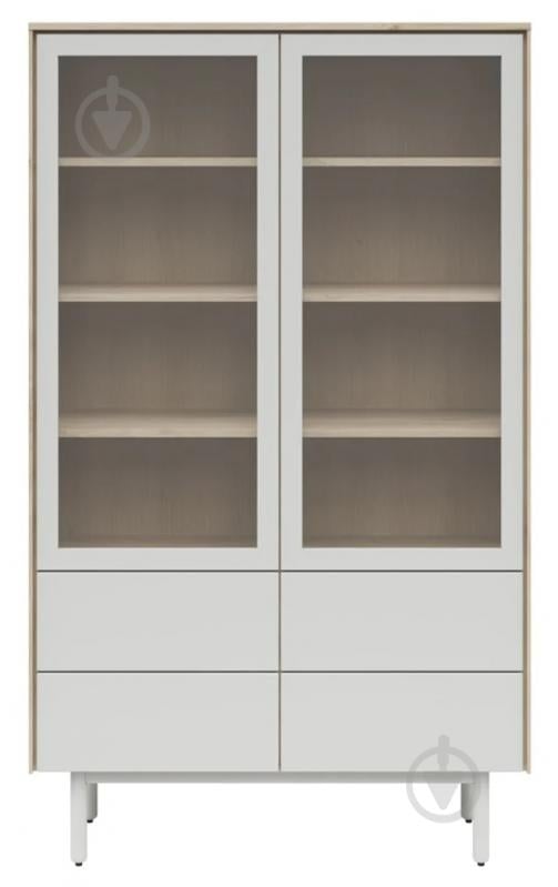 Вітрина BRW EMA 2W4ш 1770х1050х400 мм горіх джексон гікорі / світло-сірий (S593-REG2W4S-ORJ/JSZ-FMIX70-KPL01) - фото 3 Вітрина BRW EMA 2W4ш 1770х1050х400 мм горіх джексон гікорі / світло-сірий (S593-REG2W4S-ORJ/JSZ-FMIX70-KPL01) - фото 3