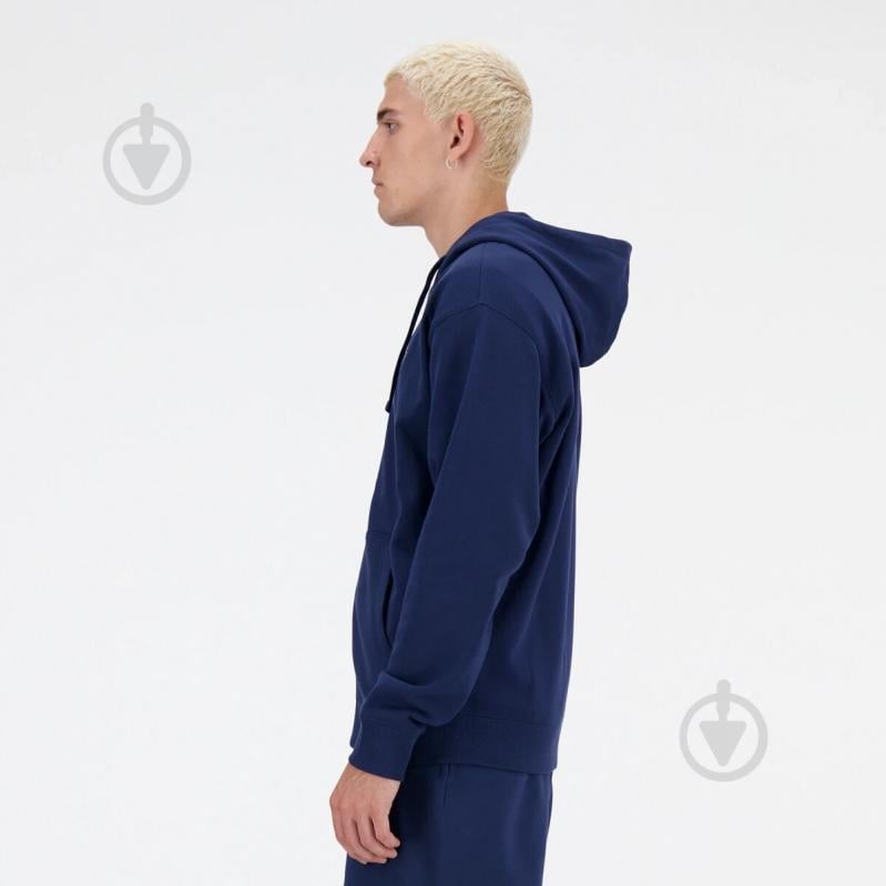 Джемпер New Balance Stacked Logo MJ41501NNY р.S синий - фото 3