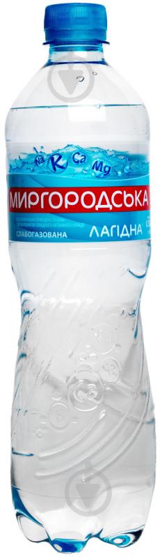 Вода Миргородська Лагідна слабогазована мінеральна столова 0,75 л - фото 1