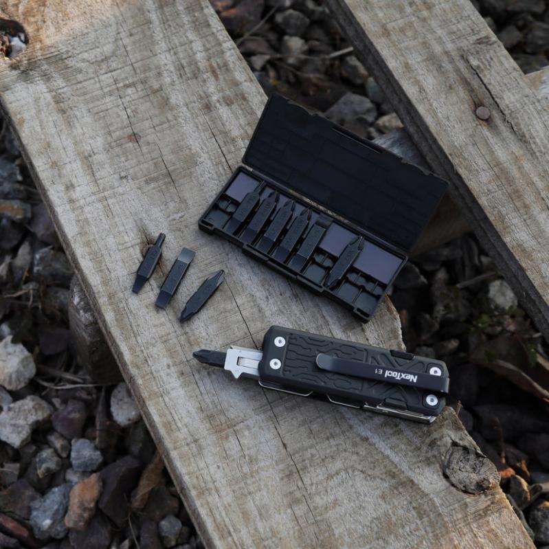 Набор NexTool бит для мультитулов Flagship Captain и Pocket tool NE20359 - фото 7