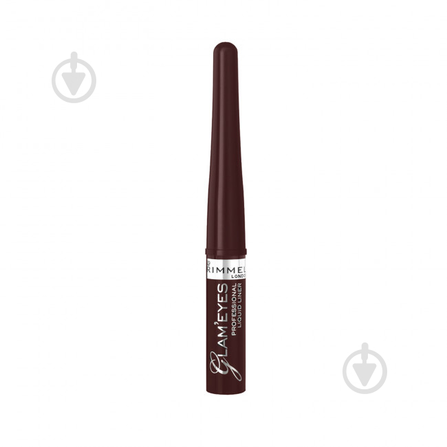 Подводка для глаз Rimmel London Glam’Eyes Professional Liquid Liner Brown Velvet 3,5 мл - фото 1