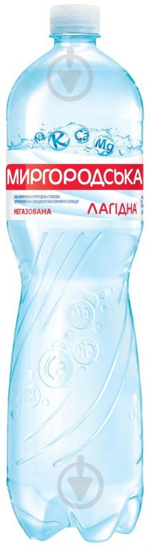 Вода Миргородська Лагідна негазированная минеральная питьевая столовая 1,5 л - фото 1