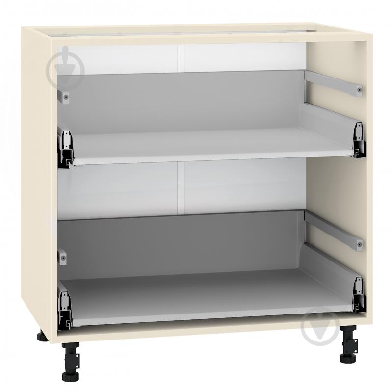 Тумба нижняя LuxeForm с 2 тандембоксами Hettich 800x820x507 мм крем - фото 1