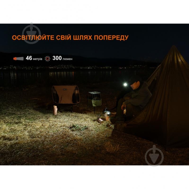 Фонарь Fenix Light 300 Lm черный E04RW - фото 8