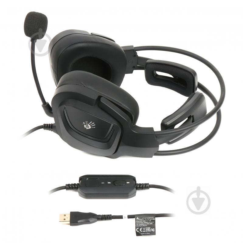 Навушники A4Tech black (G575 Bloody (Black)) Hi Fi 7.1 віртуальний звук - фото 7