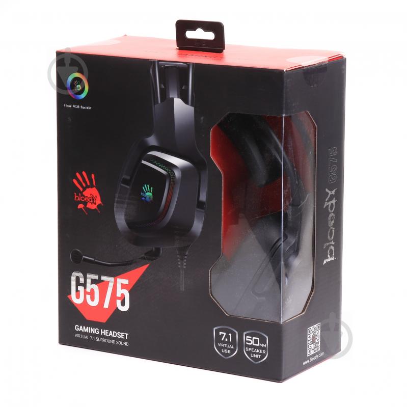 Навушники A4Tech black (G575 Bloody (Black)) Hi Fi 7.1 віртуальний звук - фото 8