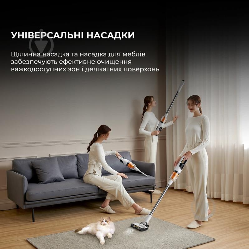 Пылесос аккумуляторный Deerma T10W (DEM-T10W) white - фото 10