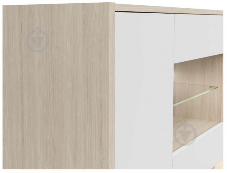 Вітрина BRW KIM 3д1W 950х1416х420 мм дуб ріва світлий / білий (S645-REG3D1W-DRJ/BI) - фото 7 Вітрина BRW KIM 3д1W 950х1416х420 мм дуб ріва світлий / білий (S645-REG3D1W-DRJ/BI) - фото 7