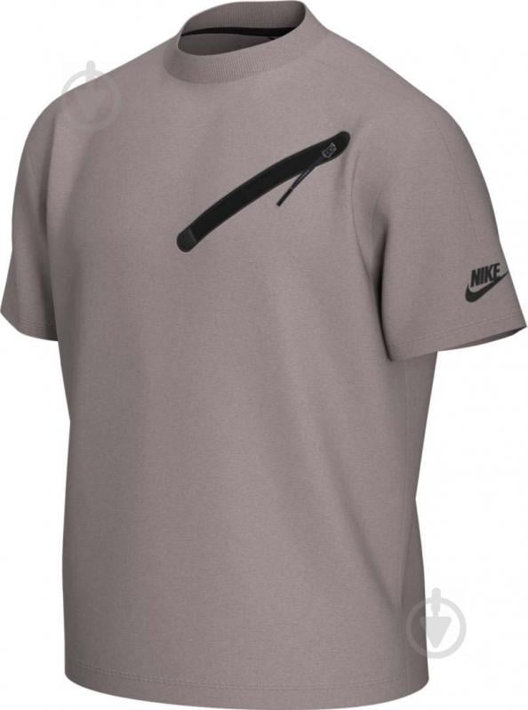 Футболка Nike M NSW PE SS KNIT TOP DA0797-229 р.2XL коричневый - фото 1