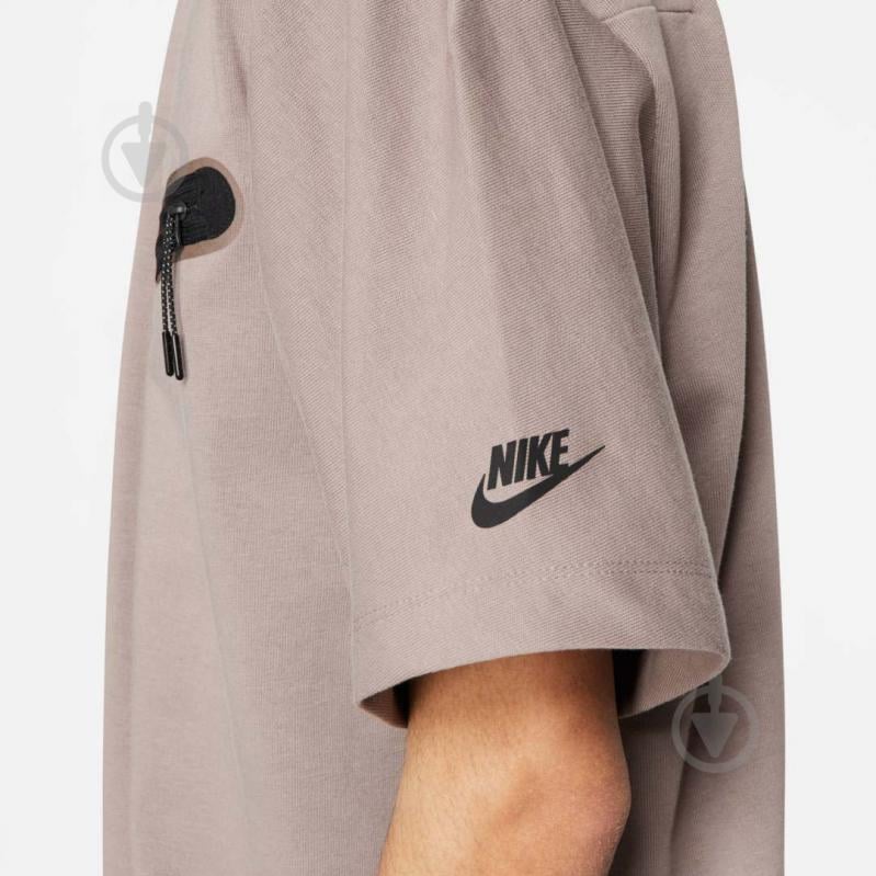 Футболка Nike M NSW PE SS KNIT TOP DA0797-229 р.2XL коричневый - фото 5