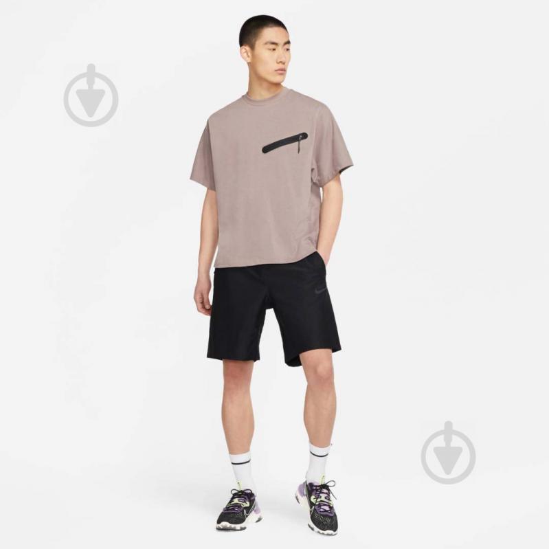 Футболка Nike M NSW PE SS KNIT TOP DA0797-229 р.2XL коричневый - фото 6