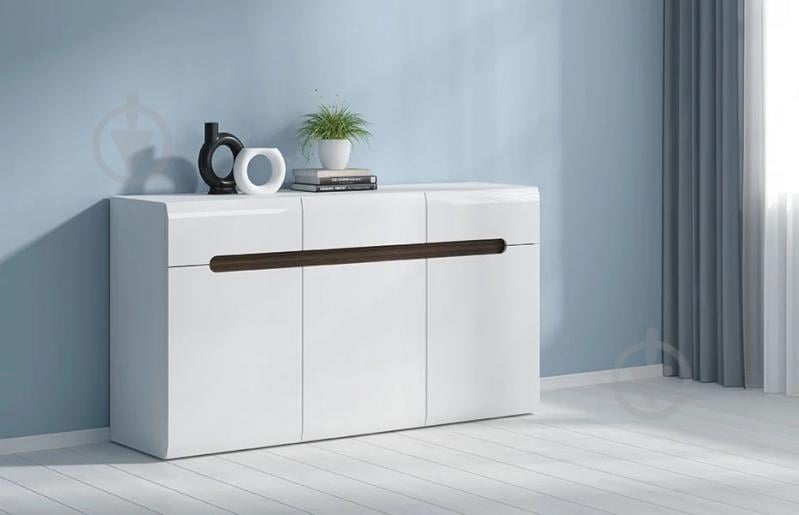 Комод BRW AZTECA TRIO 3д3ш 1500x840x410 мм /білий глянець (S504-KOM3D3S/8/15-BI/BIP) - фото 8 Комод BRW AZTECA TRIO 3д3ш 1500x840x410 мм /білий глянець (S504-KOM3D3S/8/15-BI/BIP) - фото 8