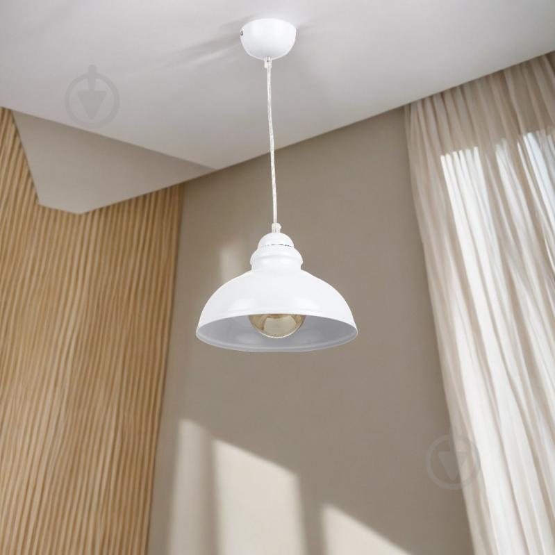 Підвіс Accento lighting FANTASY 1x60 Вт E27 білий - фото 9