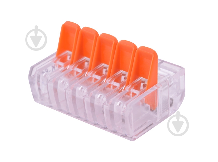 Колодка клемна E.NEXT e.lc.pro.aw.pl.5 5 шт. помаранчевий p0660106 - фото 2