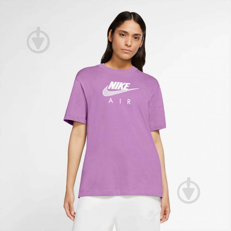 Футболка Nike W NSW AIR BF TOP CZ8614-591 р.M фиолетовый - фото 1