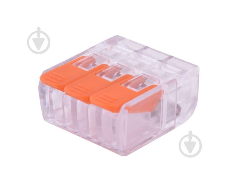 Колодка клемна E.NEXT e.lc.pro.aw.pl.3 5 шт. помаранчевий p0660105 - фото 1