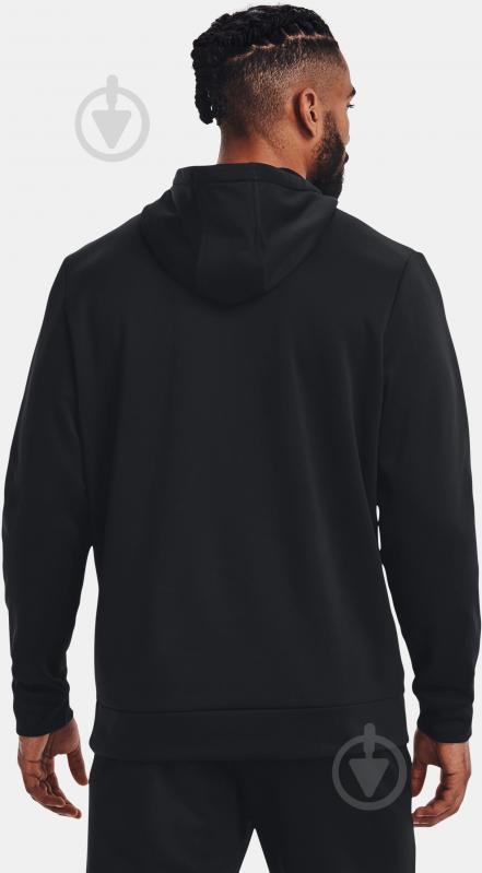 Джемпер Under Armour UA ARMOUR FLEECE HOODIE 1373353-001 р.L чорний - фото 2