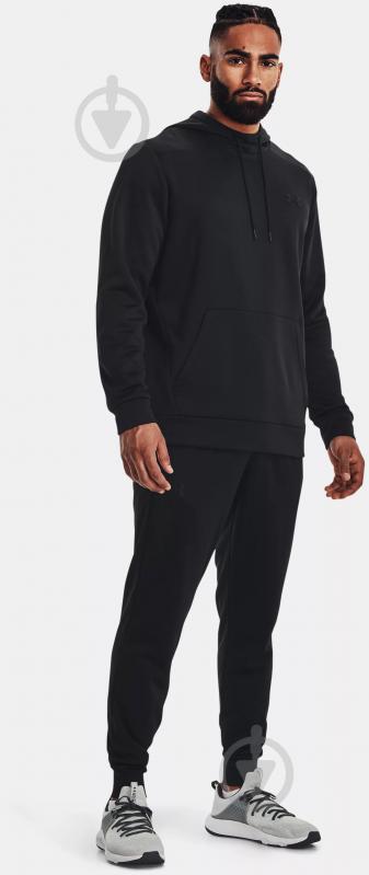 Джемпер Under Armour UA ARMOUR FLEECE HOODIE 1373353-001 р.L чорний - фото 3