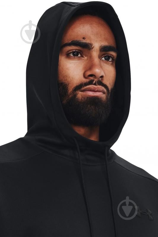 Джемпер Under Armour UA ARMOUR FLEECE HOODIE 1373353-001 р.L чорний - фото 4