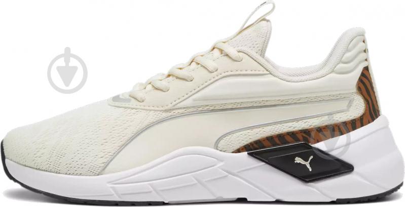 Кроссовки женские демисезонные Puma LEX WN S ANIMAL REMIX 38006601 р.39 бежевые - фото 1