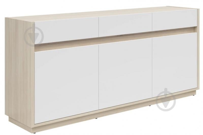 Комод BRW KIM 3д3ш 1720x808x420 мм дуб ріва світлий/білий (S645-KOM3D3S-DRJ/BI) - фото 1 Комод BRW KIM 3д3ш 1720x808x420 мм дуб ріва світлий/білий (S645-KOM3D3S-DRJ/BI) - фото 1