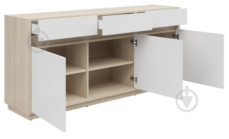 Комод BRW KIM 3д3ш 1720x808x420 мм дуб ріва світлий/білий (S645-KOM3D3S-DRJ/BI) - фото 5 Комод BRW KIM 3д3ш 1720x808x420 мм дуб ріва світлий/білий (S645-KOM3D3S-DRJ/BI) - фото 5