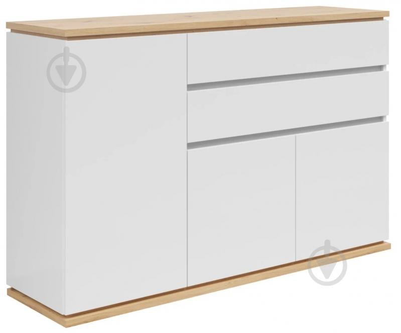 Комод BRW YAMAEL 3д2ш 1390x930x420 мм білий/дуб артізан (S570-KOM3D2S-BI/DASN) - фото 1 Комод BRW YAMAEL 3д2ш 1390x930x420 мм білий/дуб артізан (S570-KOM3D2S-BI/DASN) - фото 1