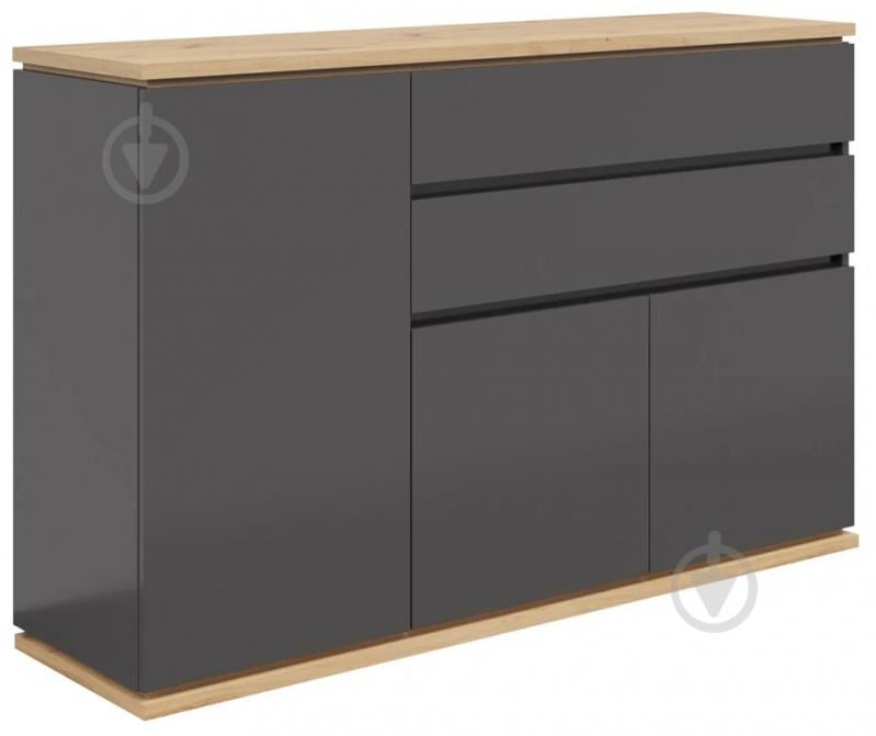 Комод BRW YAMAEL 3д2ш 1390x930x420 мм графіт/дуб артізан (S570-KOM3D2S-GF/DASN) - фото 1 Комод BRW YAMAEL 3д2ш 1390x930x420 мм графіт/дуб артізан (S570-KOM3D2S-GF/DASN) - фото 1