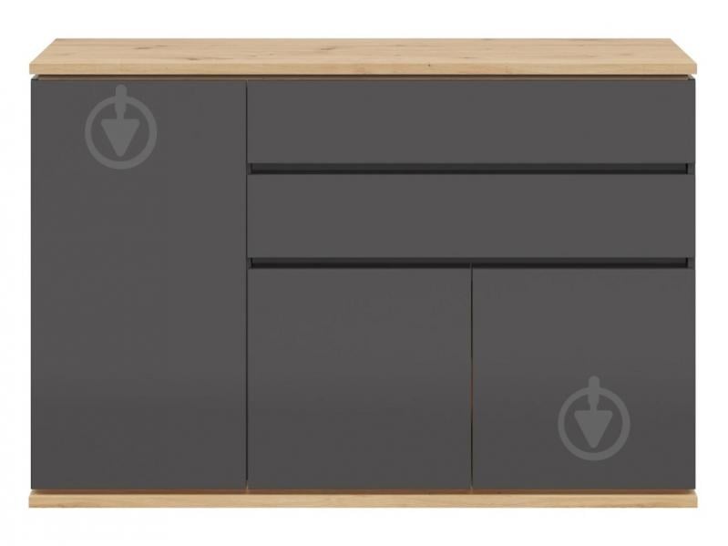 Комод BRW YAMAEL 3д2ш 1390x930x420 мм графіт/дуб артізан (S570-KOM3D2S-GF/DASN) - фото 3 Комод BRW YAMAEL 3д2ш 1390x930x420 мм графіт/дуб артізан (S570-KOM3D2S-GF/DASN) - фото 3